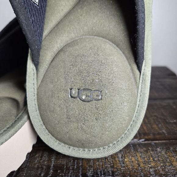 UGG Goldencoast Strap Mens Size 12 Slide Slippers Platform Shoes Green - Picture 11 of 11